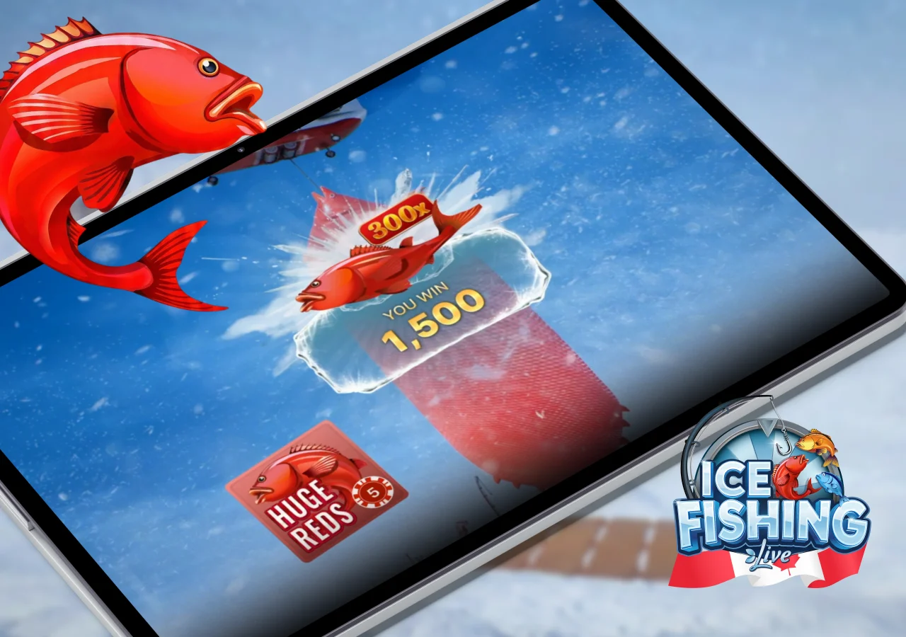 Ice Fishing Casino — game show live artico di Evolution Gaming
