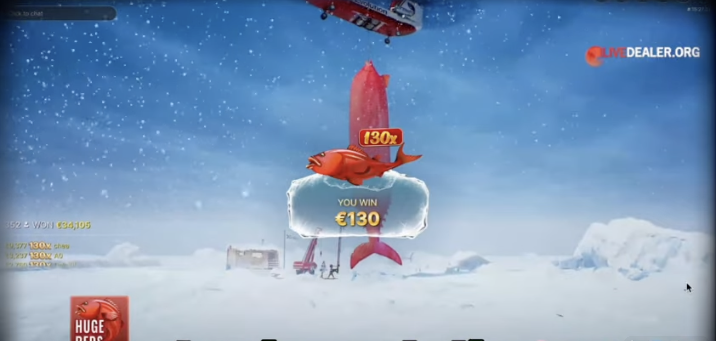 Statistiche della ruota Ice Fishing ed esiti recenti